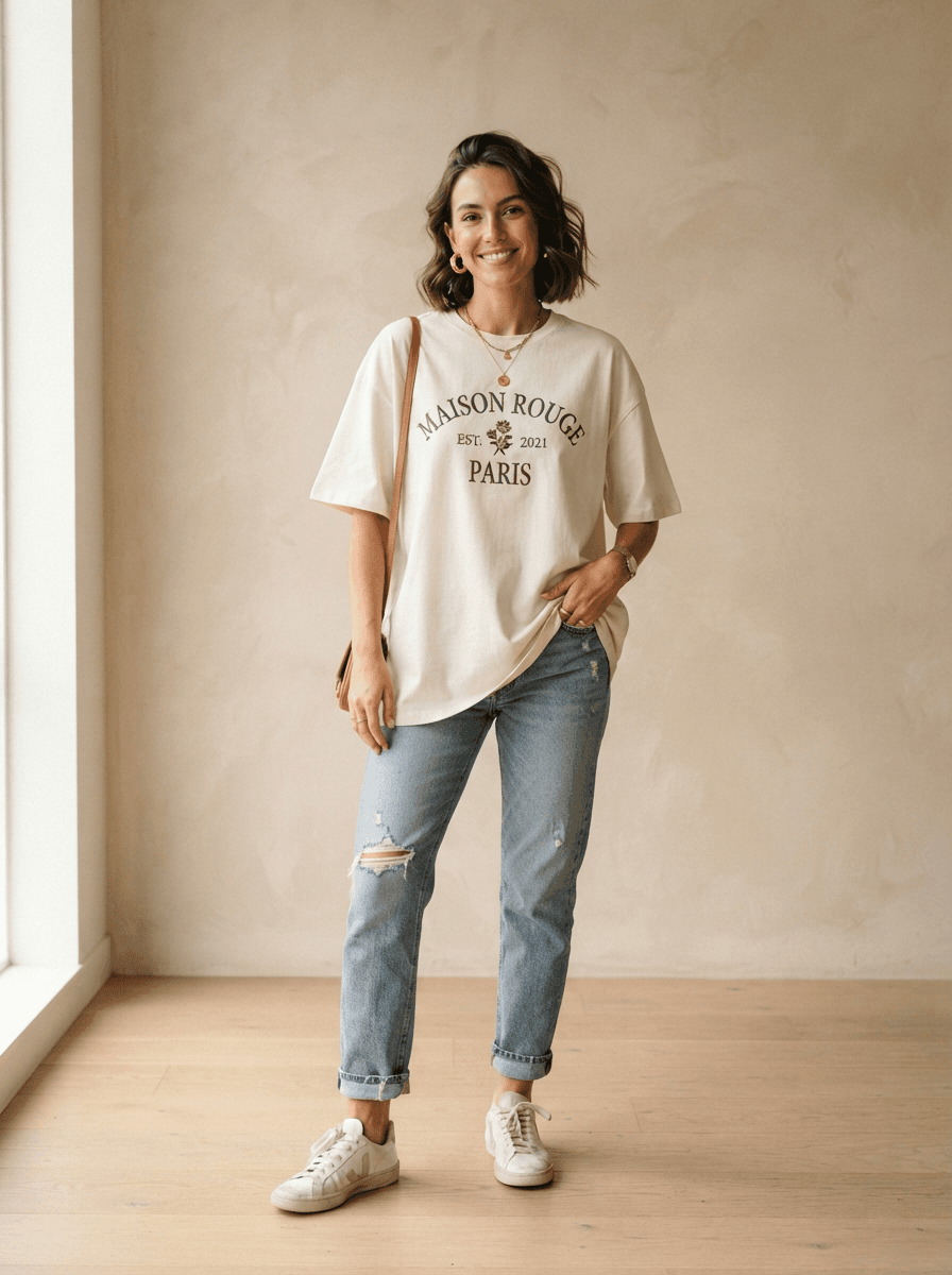 Maison Rouge Boyfriend Tee